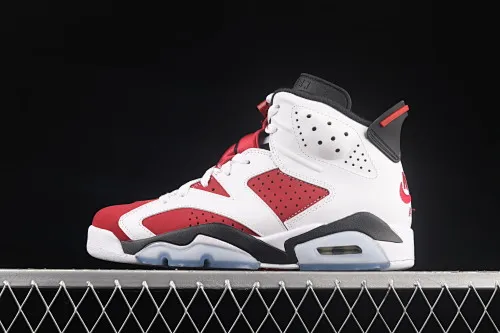 All categories Air Jordan Jordan series basketball shoes Air Jordan 6 Air Jordan "Carmine" AJ6 Joe 6 Rouge White Red 2021 replica high-top basketball shoes CT8529-106